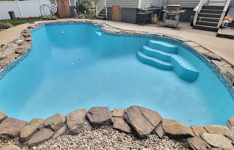 Complete gunite pool restoration Massachusetts