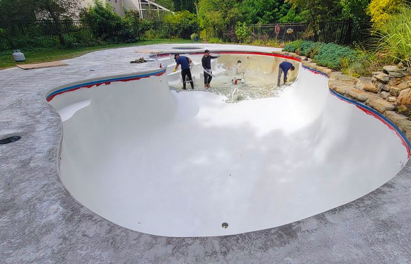 Full swimming pool renovation New Hampshire