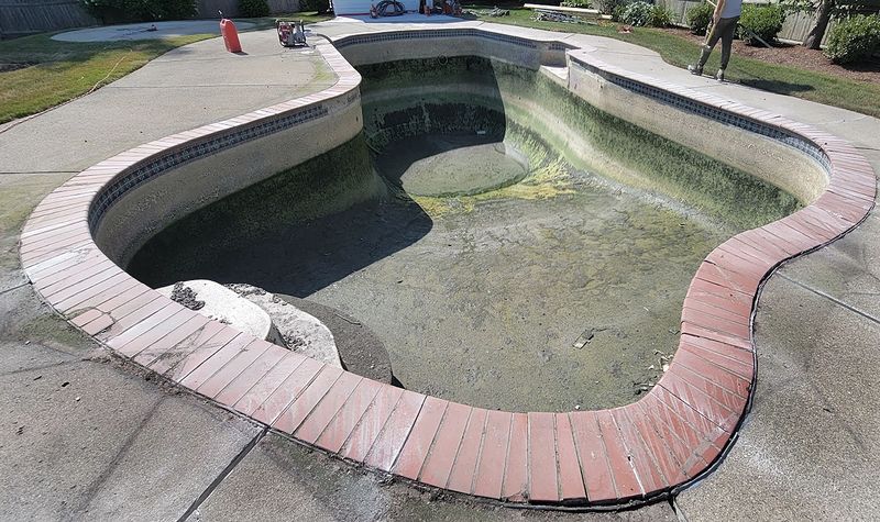 Swimming pool coping restoration Connecticut