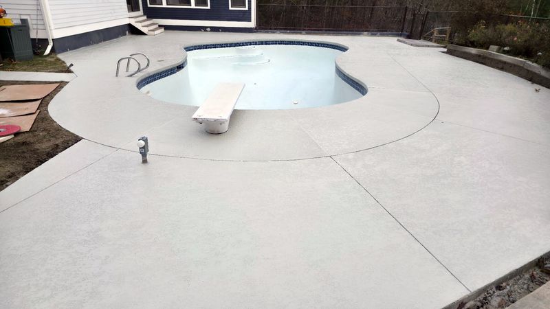 Swimming pool deck extension Massachusetts