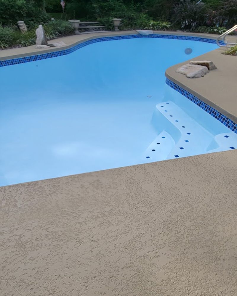 Pool renovation project 119 finished