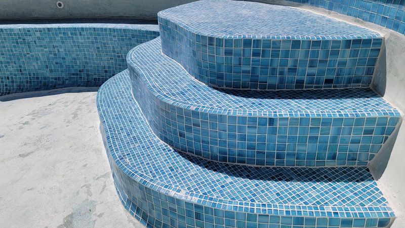 Pool mosaic tile installation New Hampshire